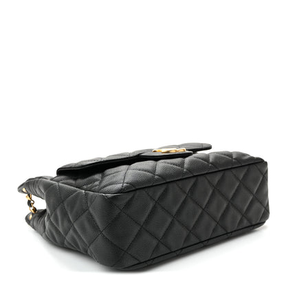 Chanel Caviar Quilted Wavy CC Hobo Black 4 of 9