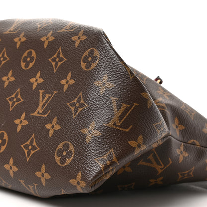 Louis Vuitton Monogram Flower Zipped Tote MM Bordeaux 8 of 8