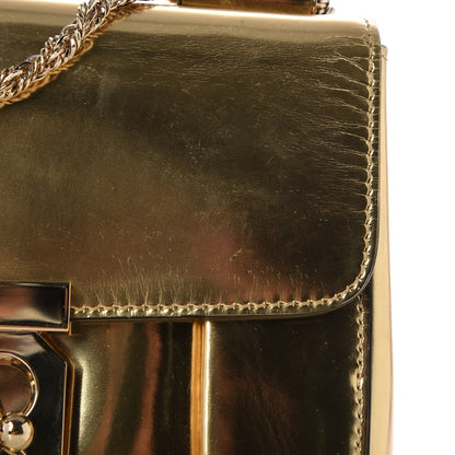 Chloe Metallic Calfskin Small Elsie Shoulder Bag Gold 14 of 16
