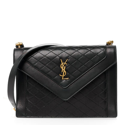 Saint Laurent Lambskin Quilted Mini Gaby Satchel Black 1 of 11