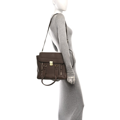 3.1 Phillip Lim Textured Calfskin Medium Pashli Satchel Taupe 2 of 10