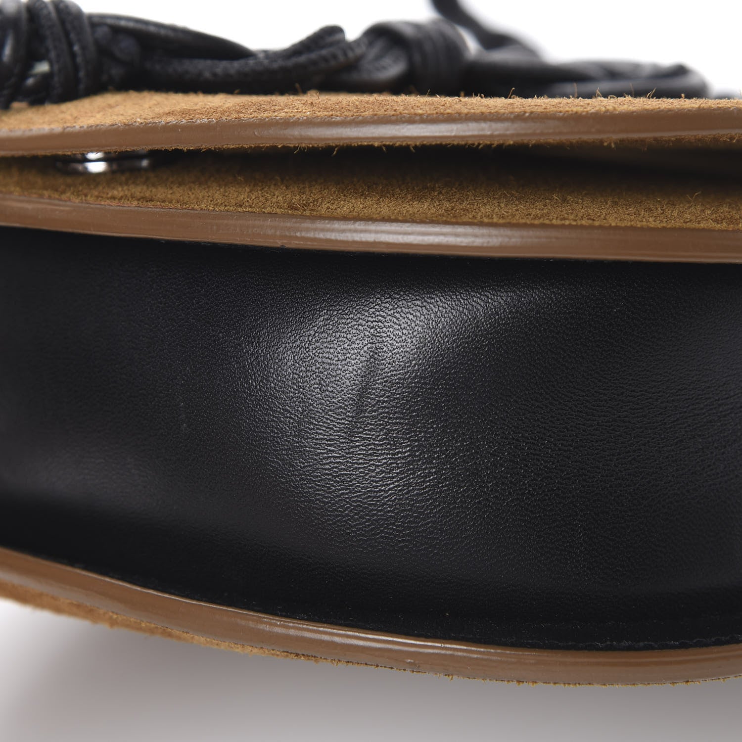 Saint Laurent Suede Passementerie Chain Bag Brown 10 of 11