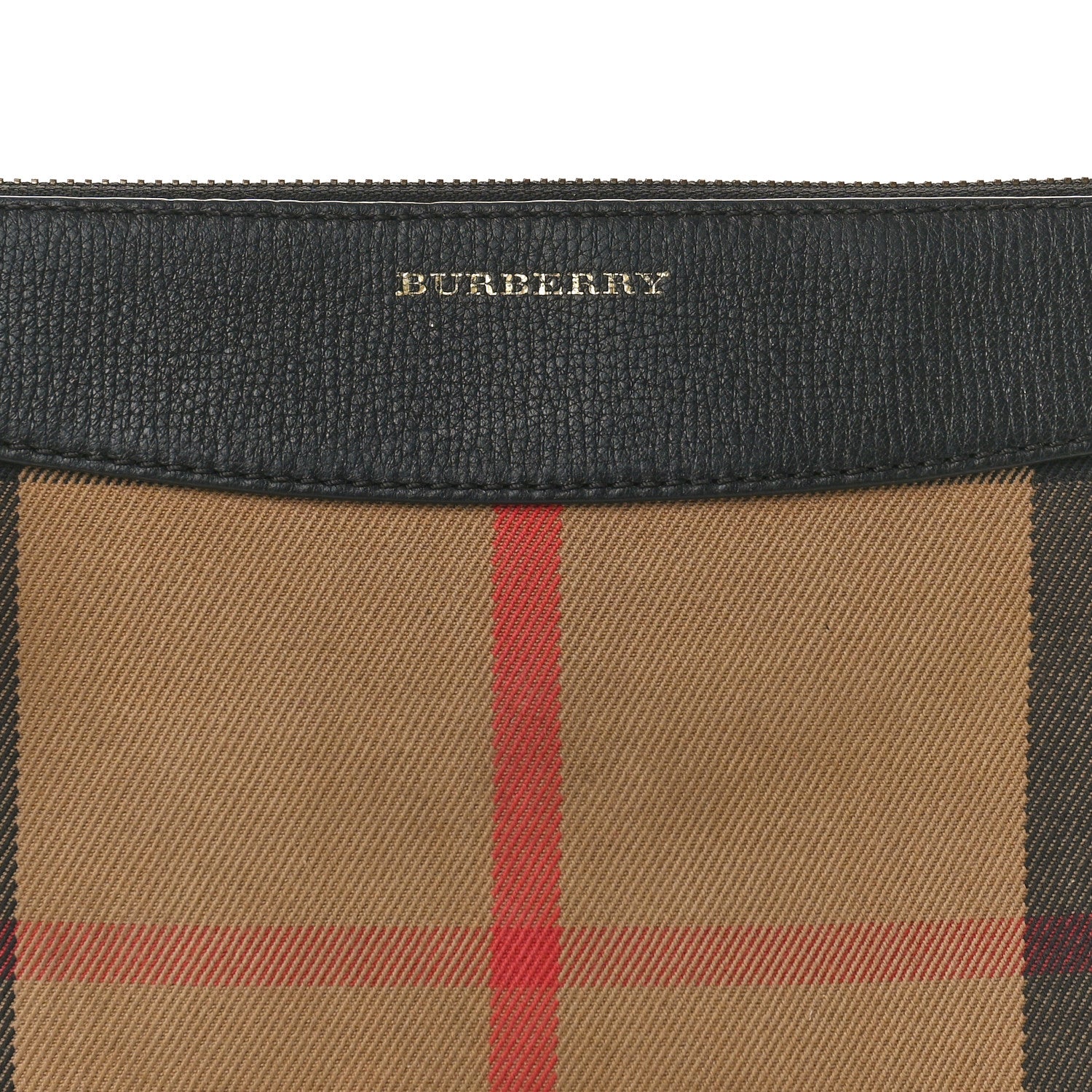Burberry House Check Derby Peyton Crossbody Clutch Bag Black 7 of 11