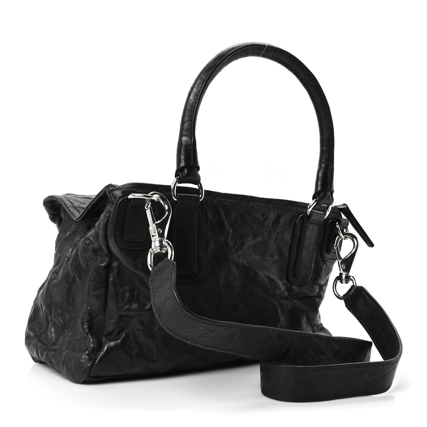 Givenchy Tumbled Sheepskin Medium Pandora Black 3 of 10