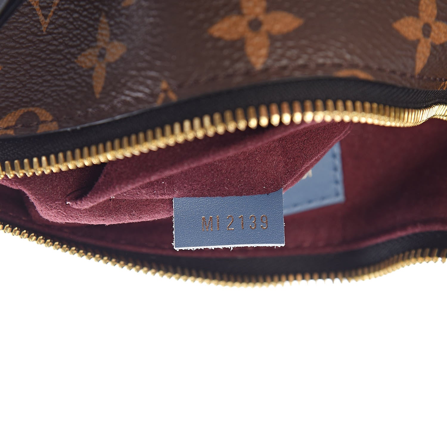 Louis Vuitton Monogram Beaubourg Hobo Mini Bordeaux Red Peach Safran Blue Jean Blue 7 of 11