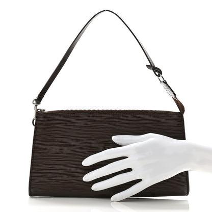 Louis Vuitton Epi Pochette Accessories 24 Moka 2 of 9