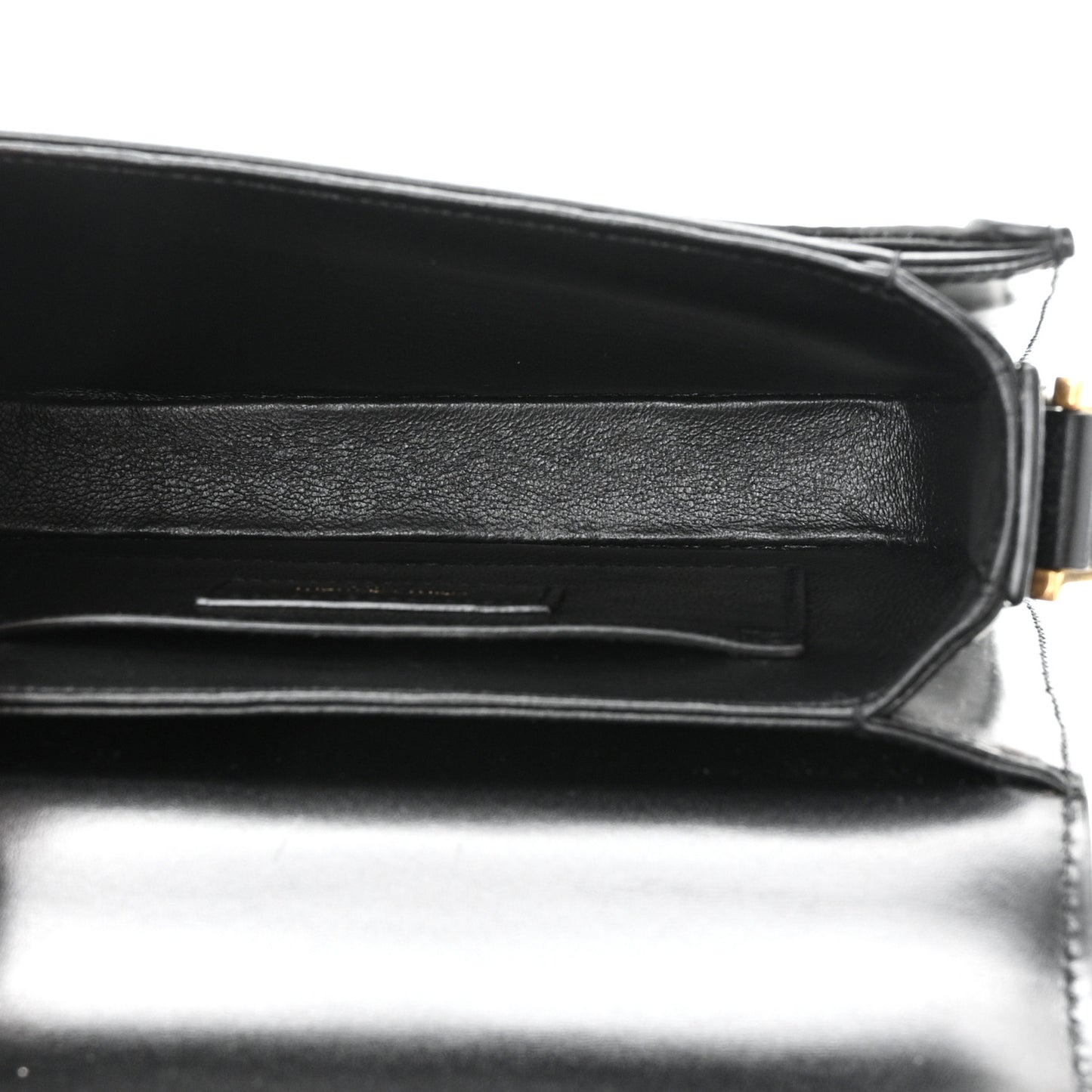Smooth Calfskin Small Solferino Satchel Black