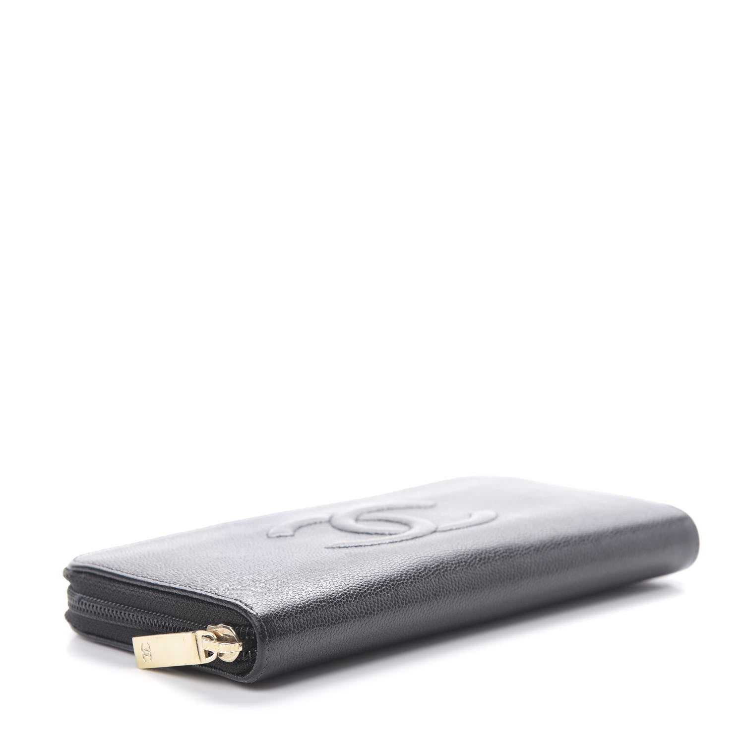 Chanel Caviar Large Timeless CC Zip Around Wallet Black 4 of 12