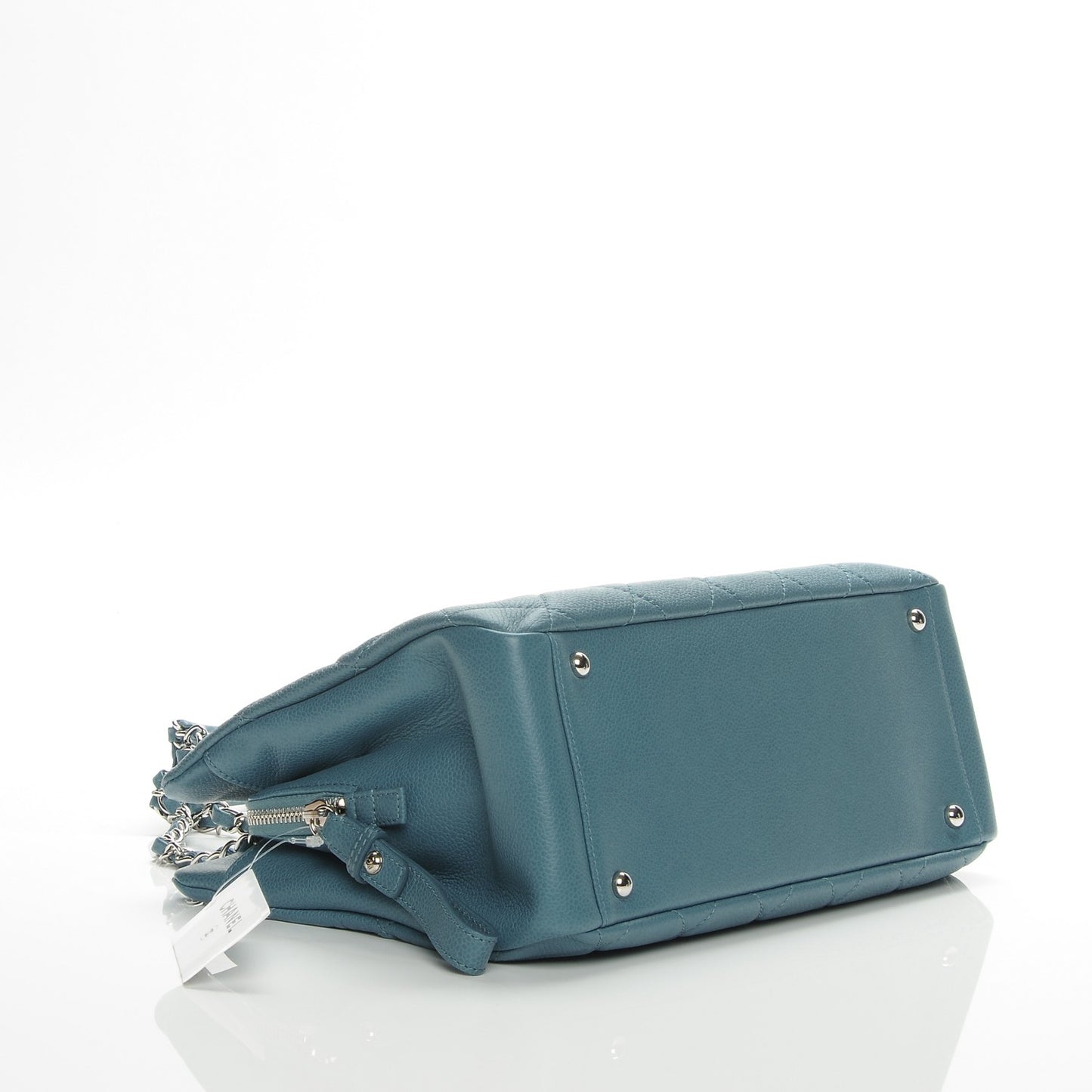 Caviar Quilted Timeless CC Tote Blue