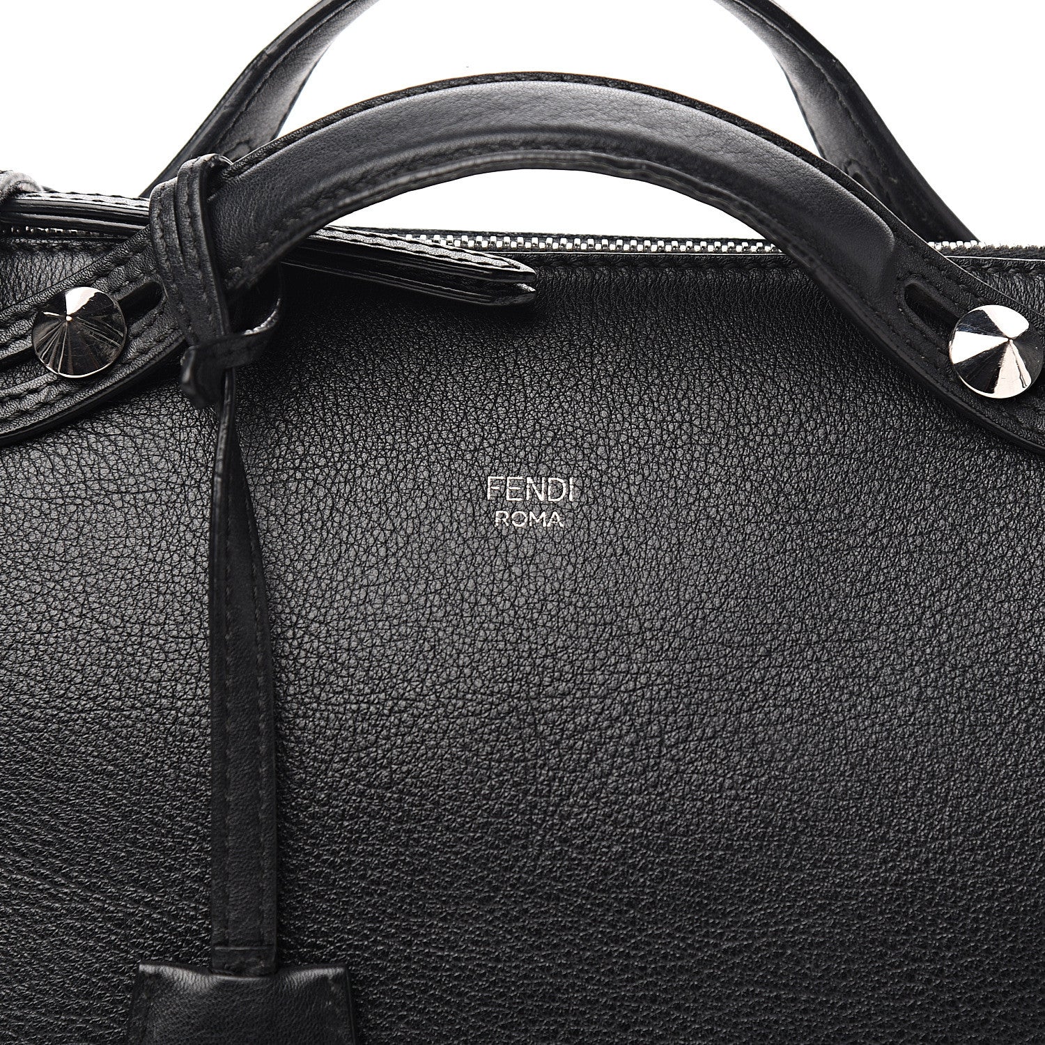 Fendi Vitello Dolce Medium By The Way Boston Bag Black 9 of 9