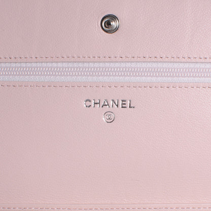 Chanel Caviar Wallet on Chain Pink 5 of 8