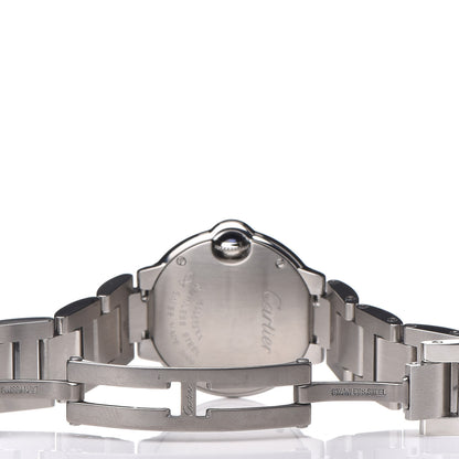 Cartier Stainless Steel Diamond Bezel 28mm Ballon Bleu De Quartz Watch 5 of 8