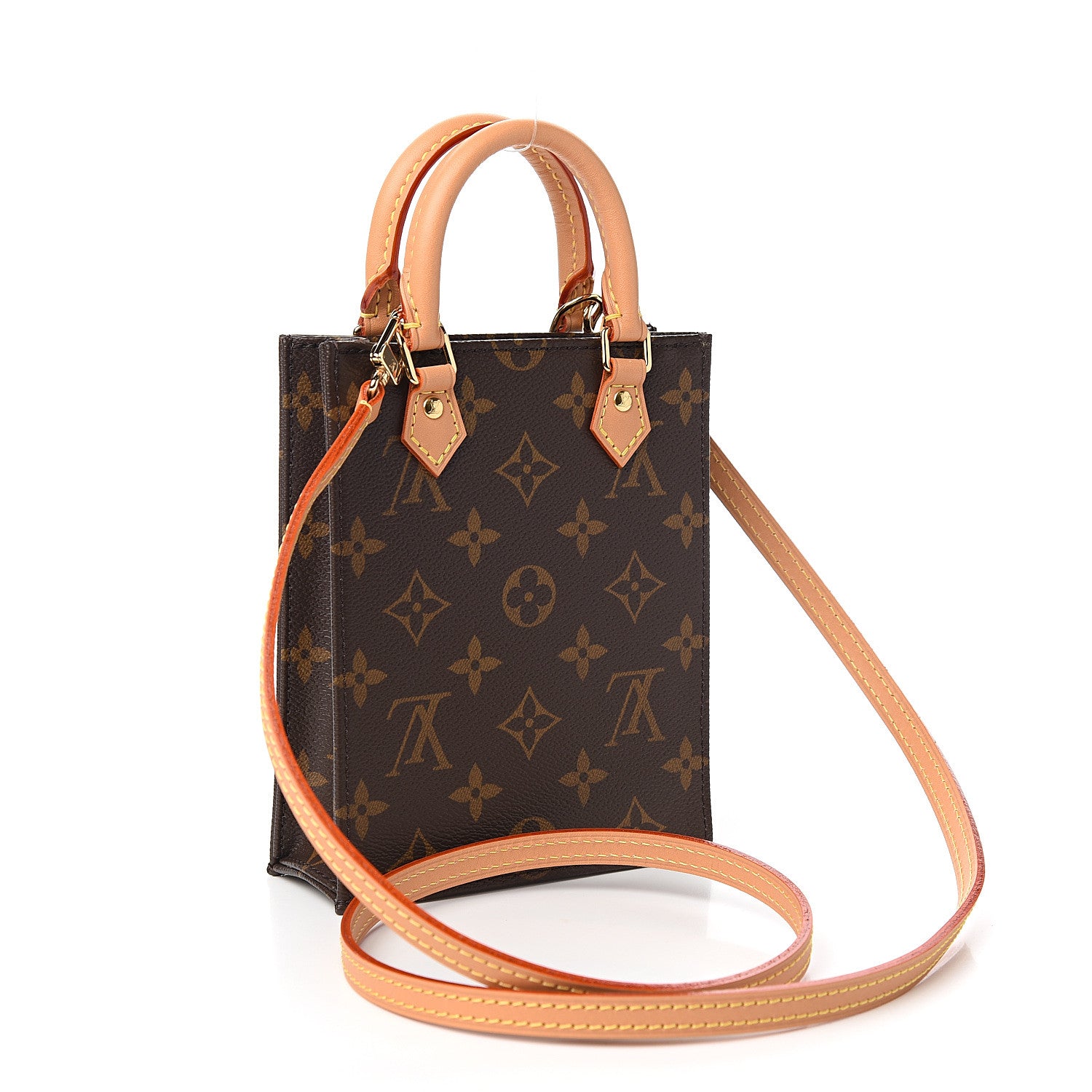 Louis Vuitton Monogram Petit Sac Plat 2 of 10