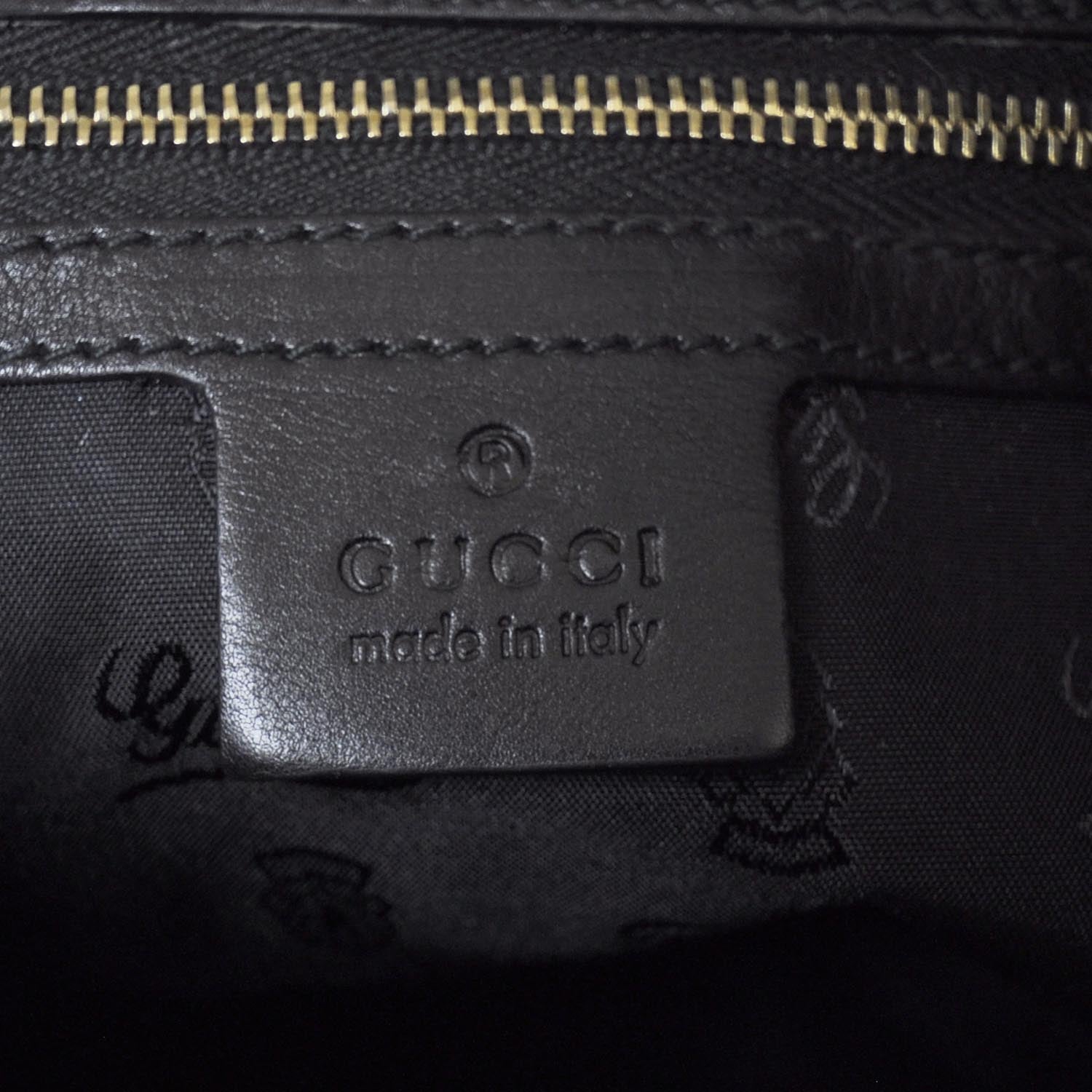 Gucci Patent Leather Hysteria Tote Black 7 of 9