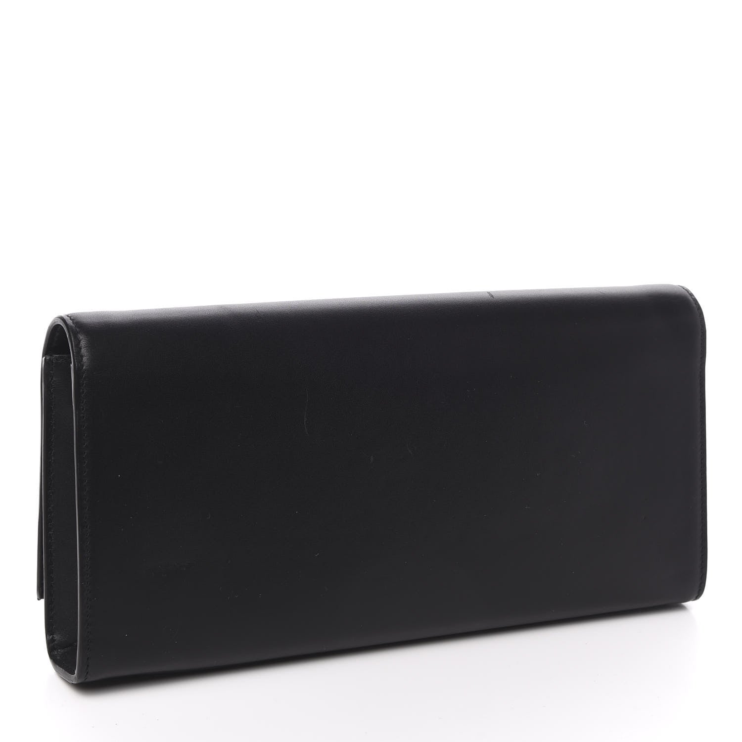 Saint Laurent Calfskin Classic Monogram Tassel Clutch Black 3 of 6