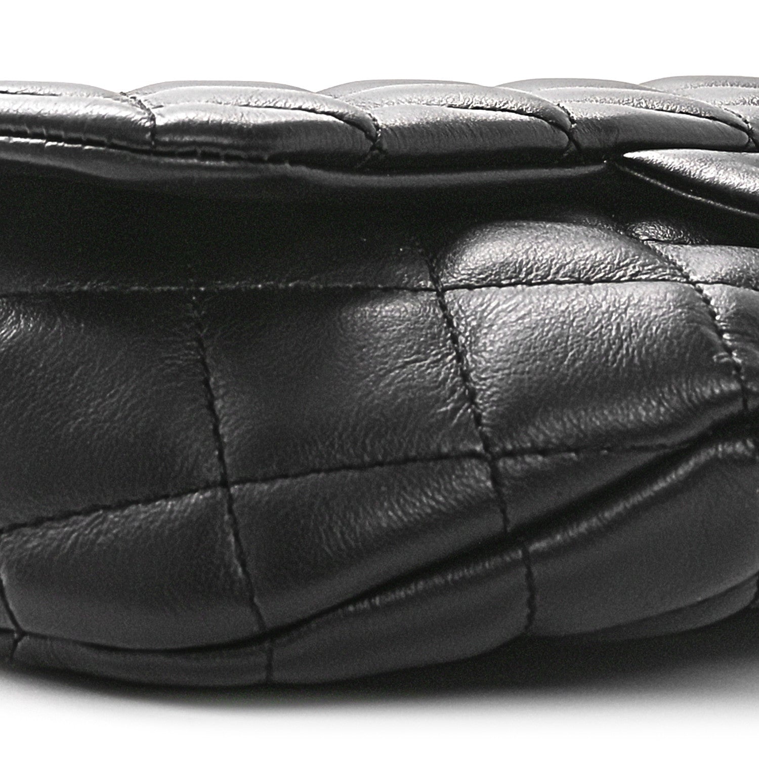 Chanel Calfskin Quilted CC Uniform Flap Belt Bag Black 9 of 10