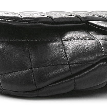 Chanel Calfskin Quilted CC Uniform Flap Belt Bag Black 9 of 10
