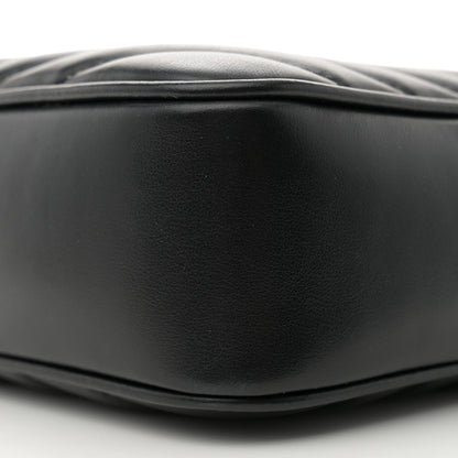 Saint Laurent Calfskin Matelasse Monogram Monochrome Lou Camera Bag Black 10 of 10