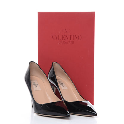 Valentino Garavani Patent Rockstud Simple Pumps 37 Black 11 of 11