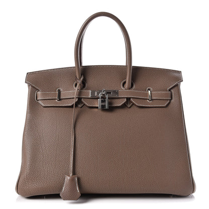 Hermes Togo Birkin 35 Etoupe 1 of 37