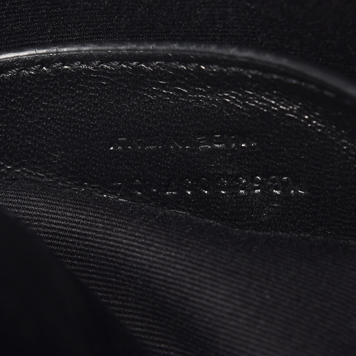 Saint Laurent Crinkled Calfskin Matelasse Monogram Baby Niki Chain Satchel Black 8 of 8