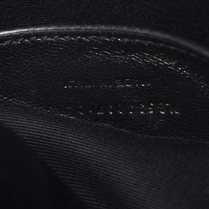 Saint Laurent Crinkled Calfskin Matelasse Monogram Baby Niki Chain Satchel Black 8 of 8