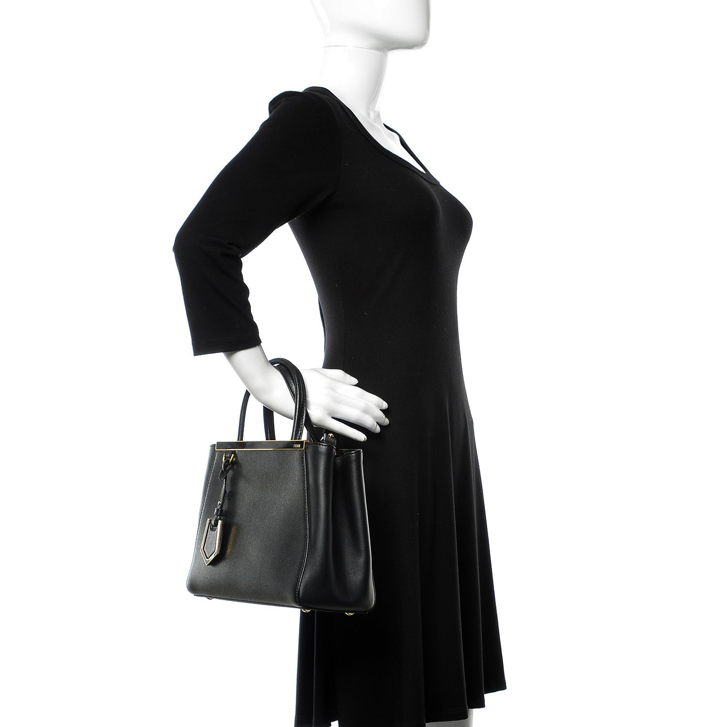 Vitello Elite Petite 2Jours Tote Black