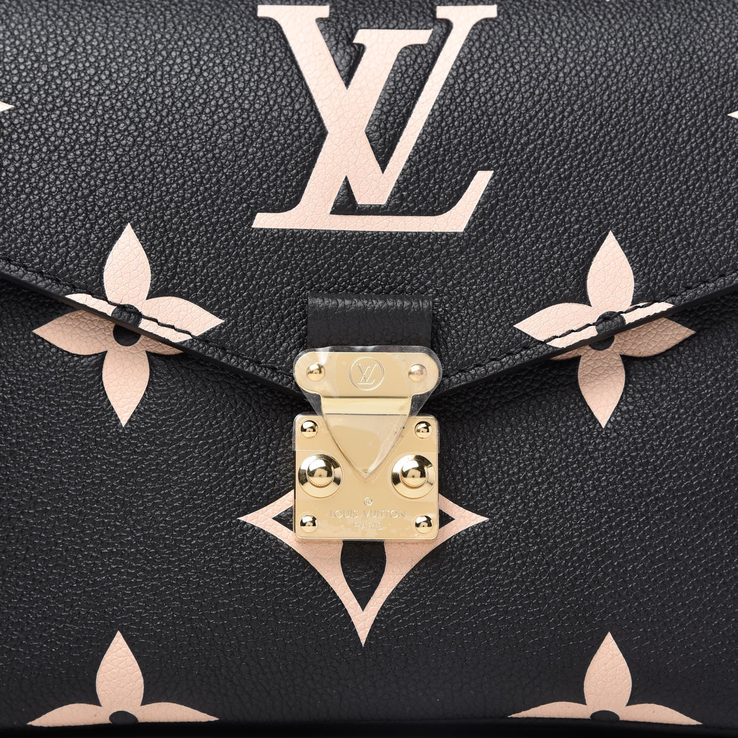 Louis Vuitton Empreinte Monogram Giant Pochette Metis Black Beige 9 of 9