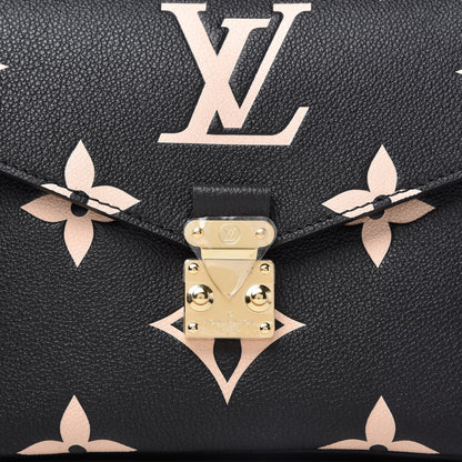 Louis Vuitton Empreinte Monogram Giant Pochette Metis Black Beige 9 of 9