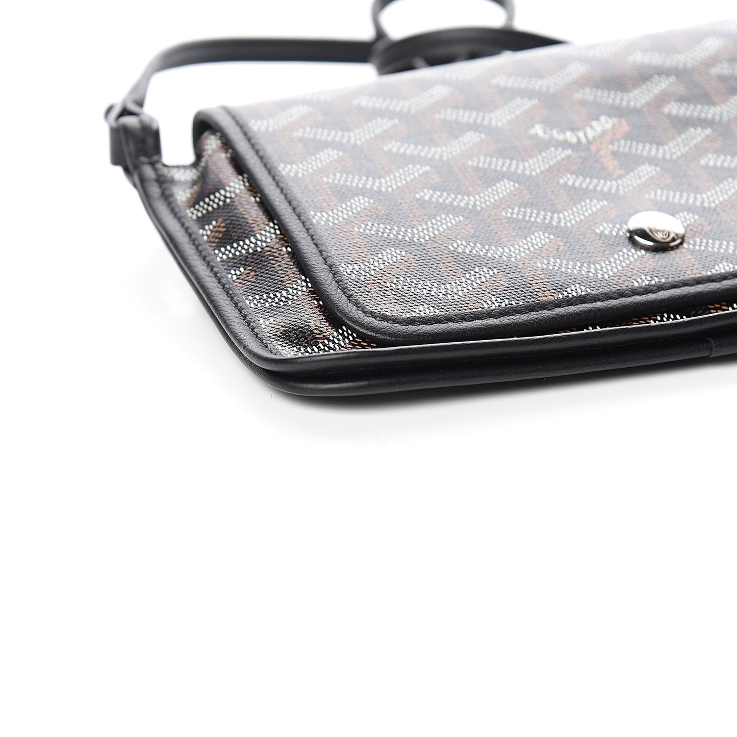 Goyardine Plumet Wallet Clutch Black
