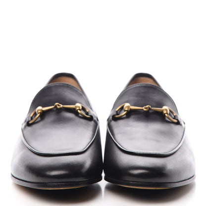 Gucci Calfskin Womens Jordaan Loafers 39.5 Black 2 of 12