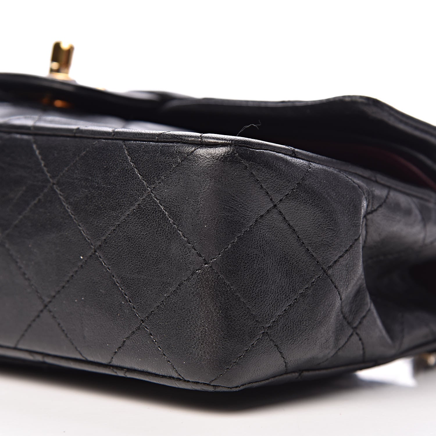 Chanel Lambskin Quilted Small Double Flap Black 11 of 12