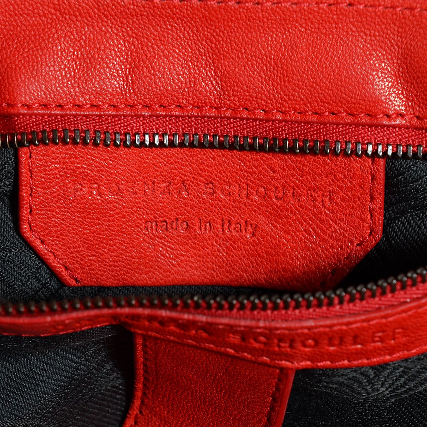 Lambskin Medium PS1 Satchel Bright Red