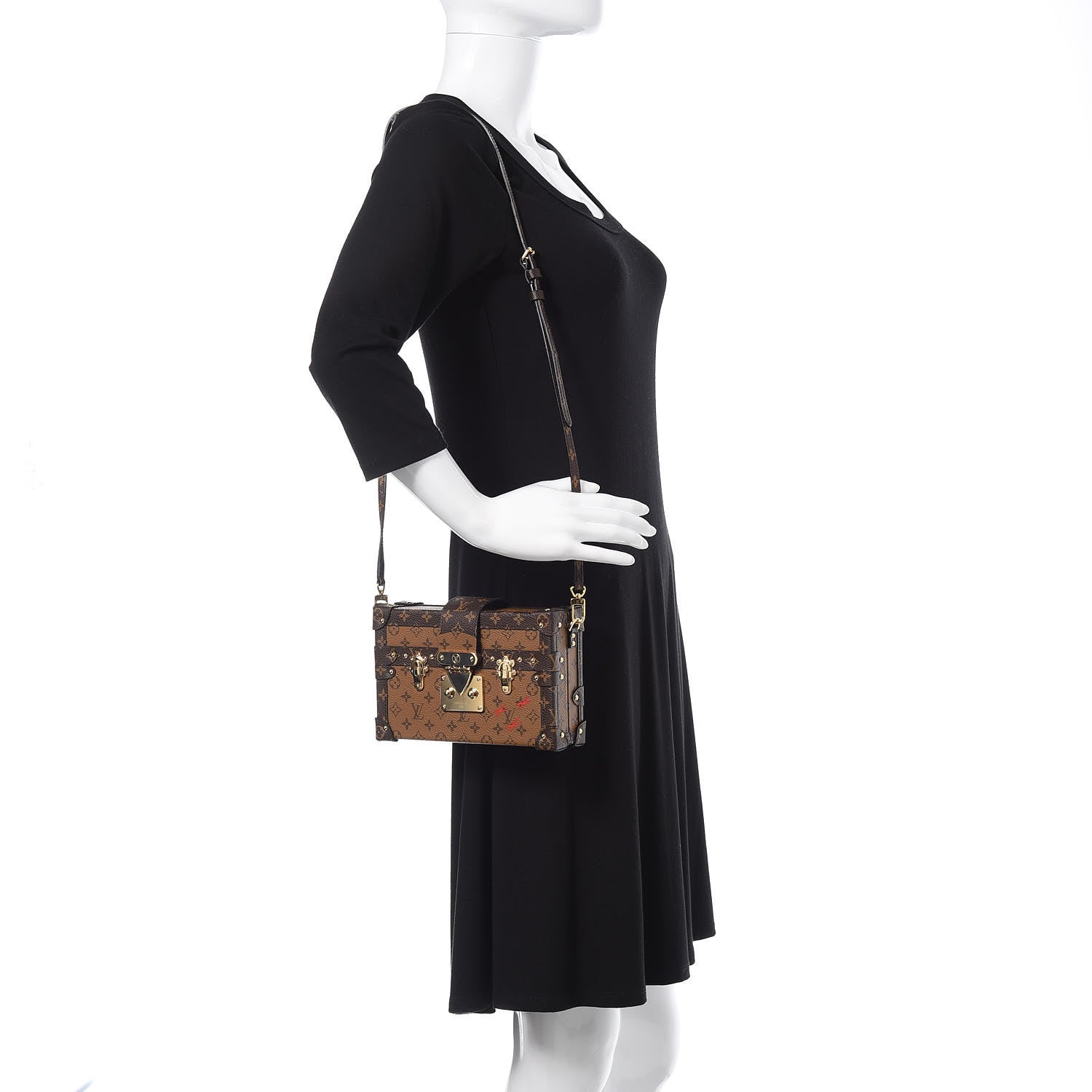 Louis Vuitton Reverse Monogram Petite Malle 2 of 9