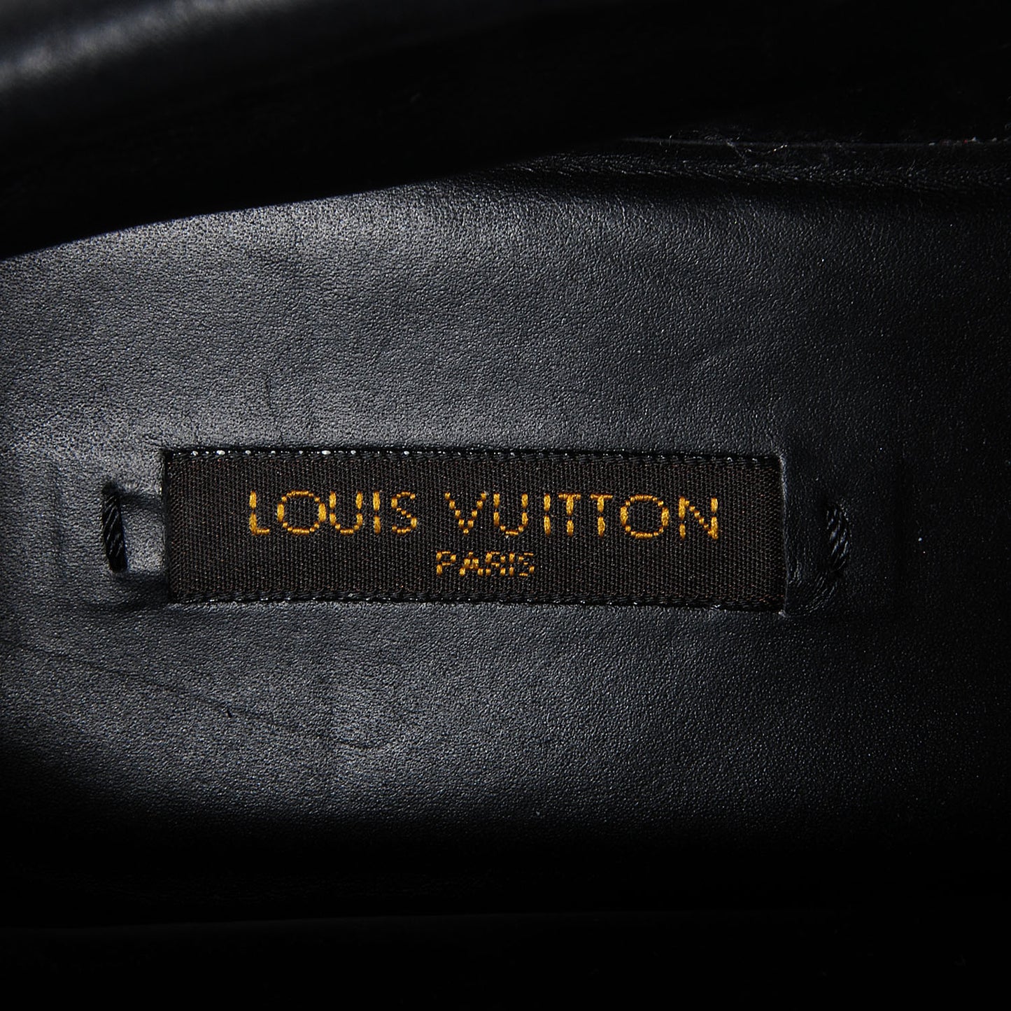 Monogram Suede Black Wedge 38.5