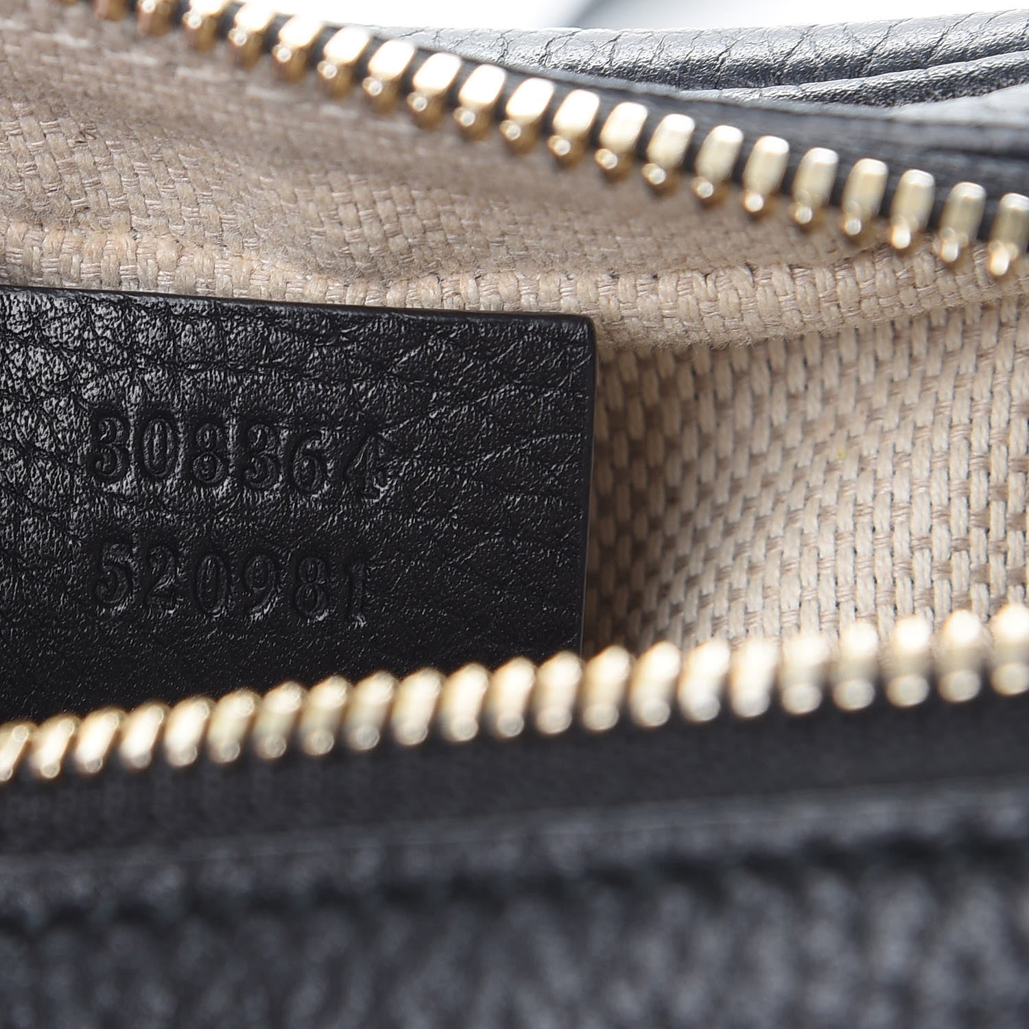 Gucci Pebbled Calfskin Small Soho Disco Bag Black 7 of 8
