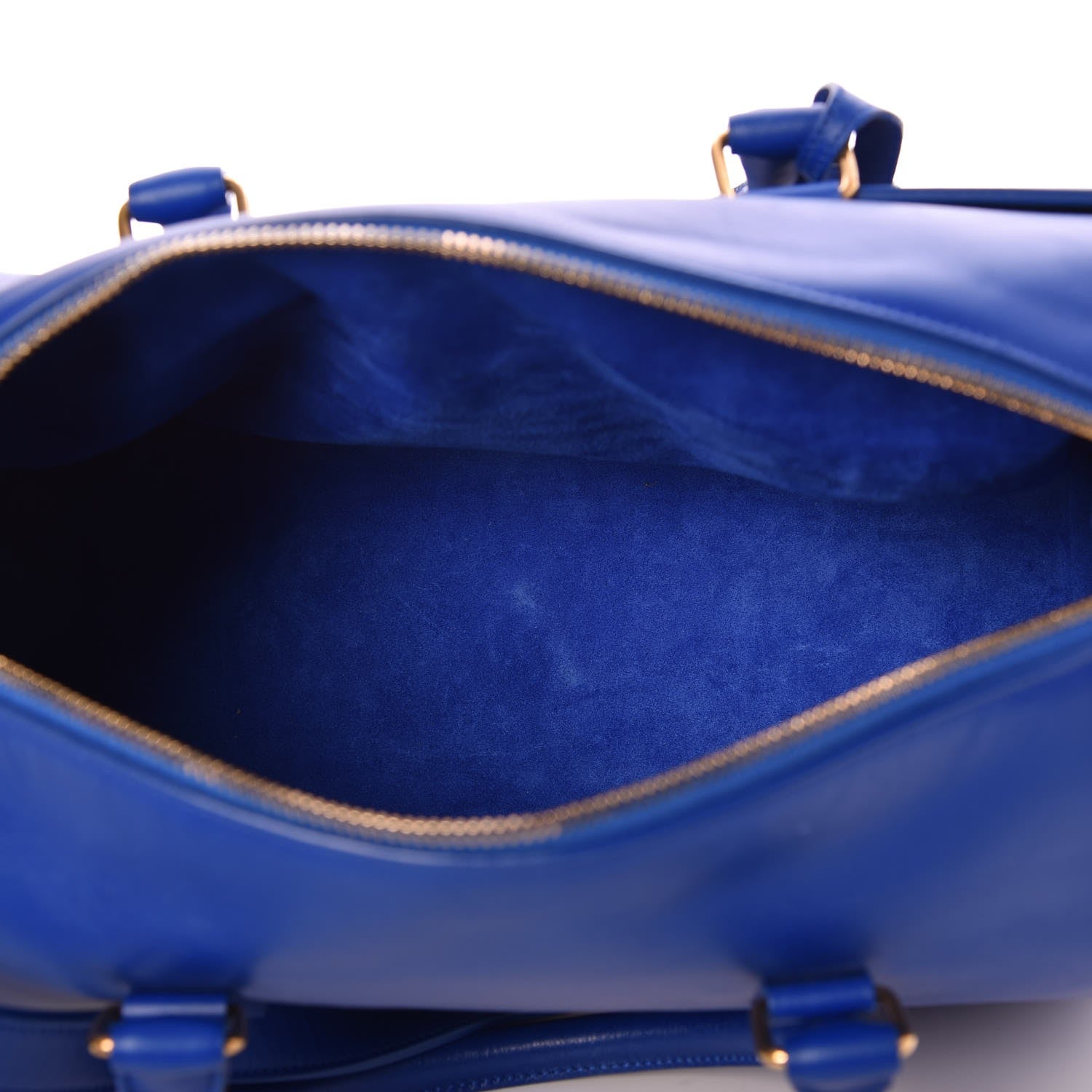 Saint Laurent Calfskin Classic Duffle 6 Blue 5 of 10