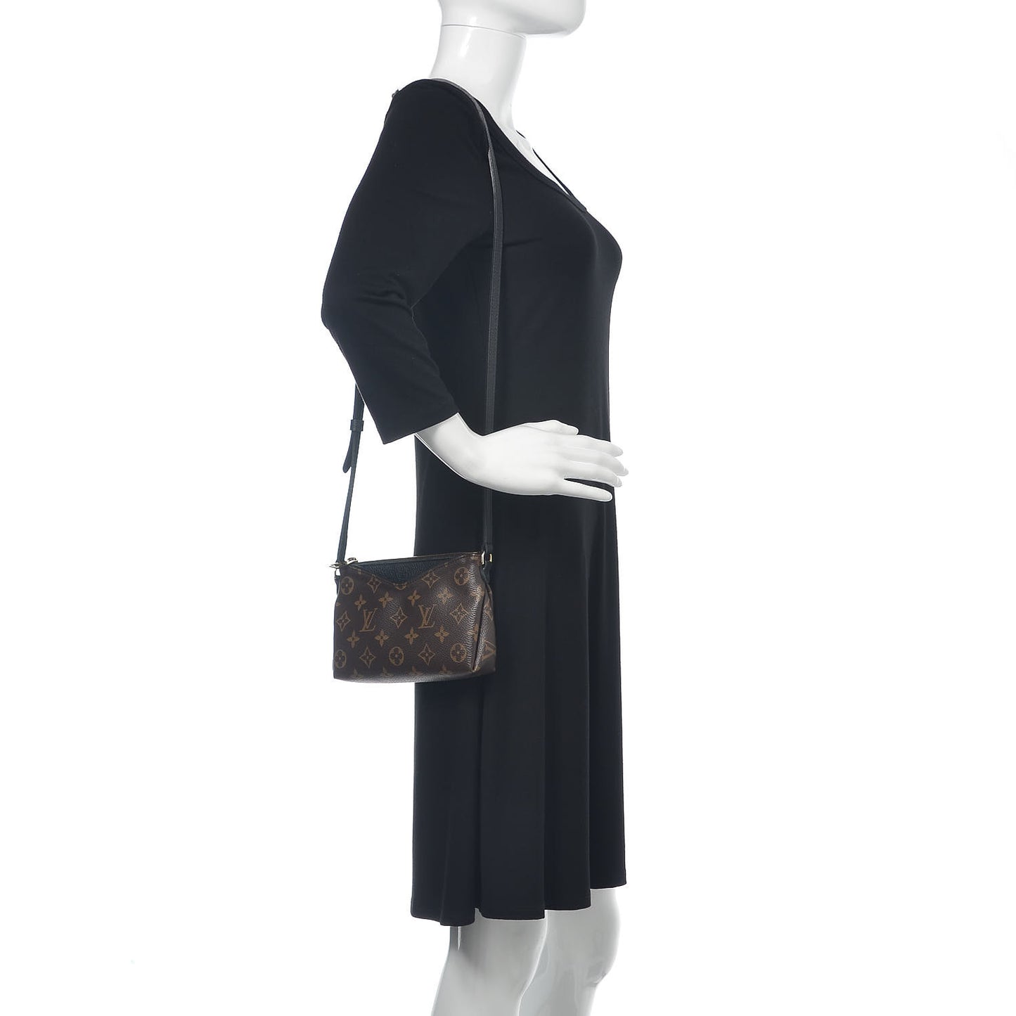 Monogram Pallas Crossbody Black