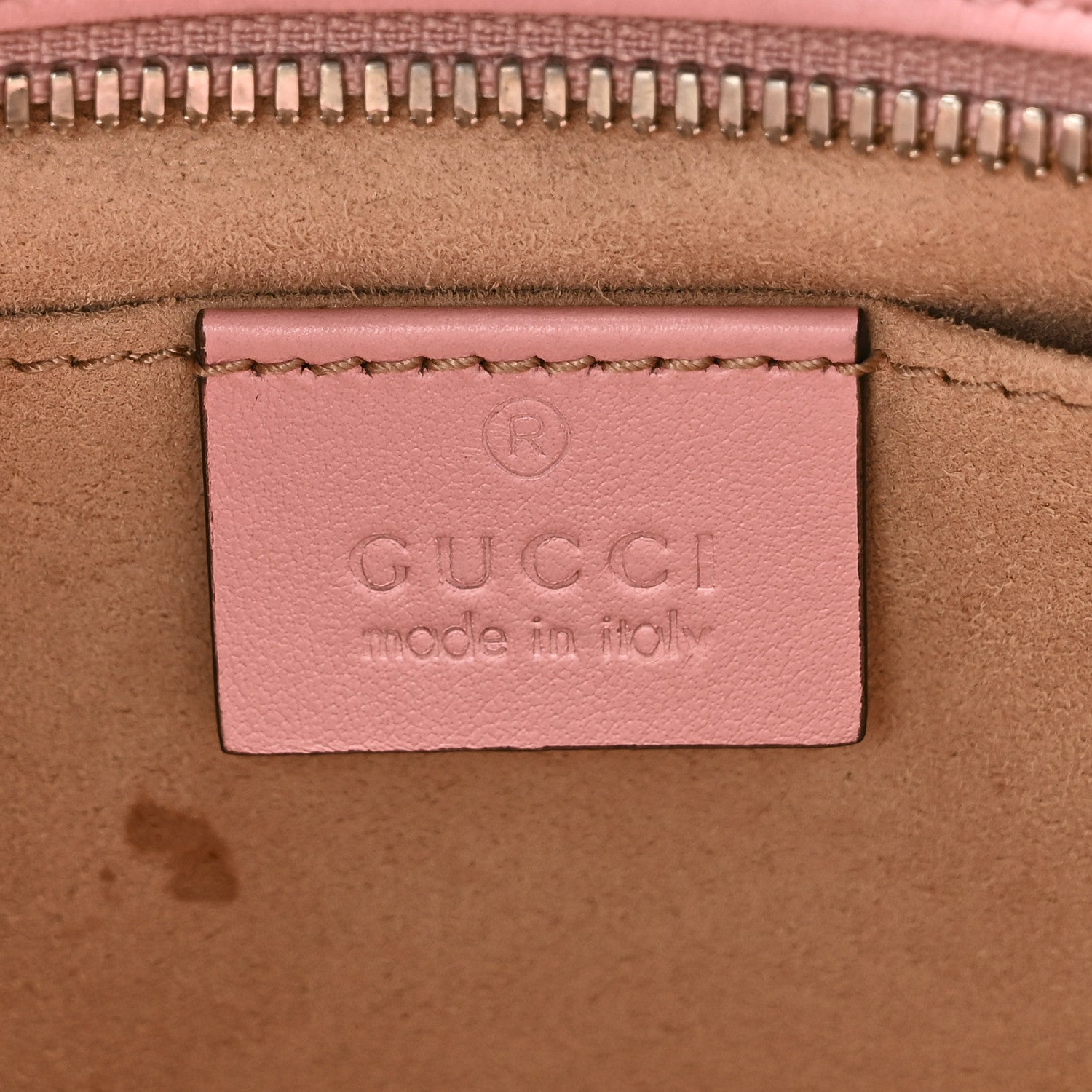 Gucci Calfskin Matelasse Small GG Marmont Chain Shoulder Bag Wild Rose 6 of 11