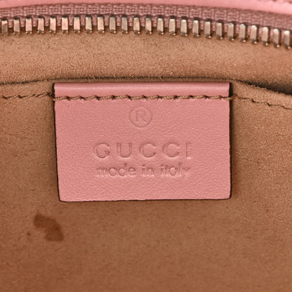 Gucci Calfskin Matelasse Small GG Marmont Chain Shoulder Bag Wild Rose 6 of 11