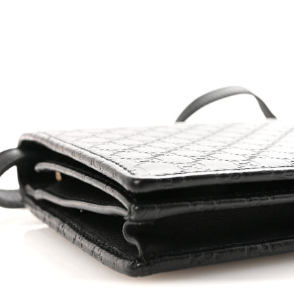 Gucci Microguccissima Crossbody Wallet Black 8 of 9