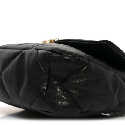Chanel Lambskin Quilted Medium Chanel 19 Flap Black 10 of 10