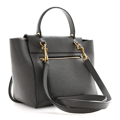 Celine Grained Calfskin Nano Belt Bag Grey 3 of 16