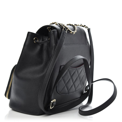 Chanel Caviar Quilted Business Affinity Backpack Black 2 of 8