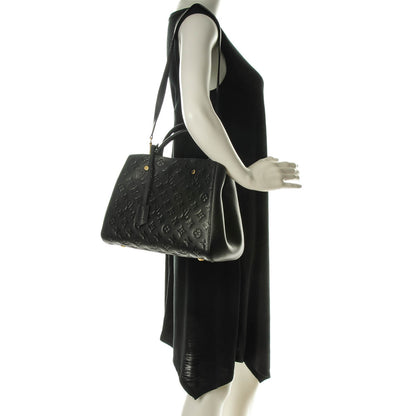 Louis Vuitton Empreinte Montaigne MM Black 2 of 8