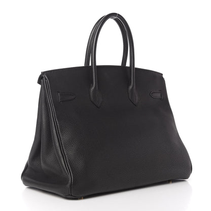 Hermes Togo Birkin 35 Black 3 of 10