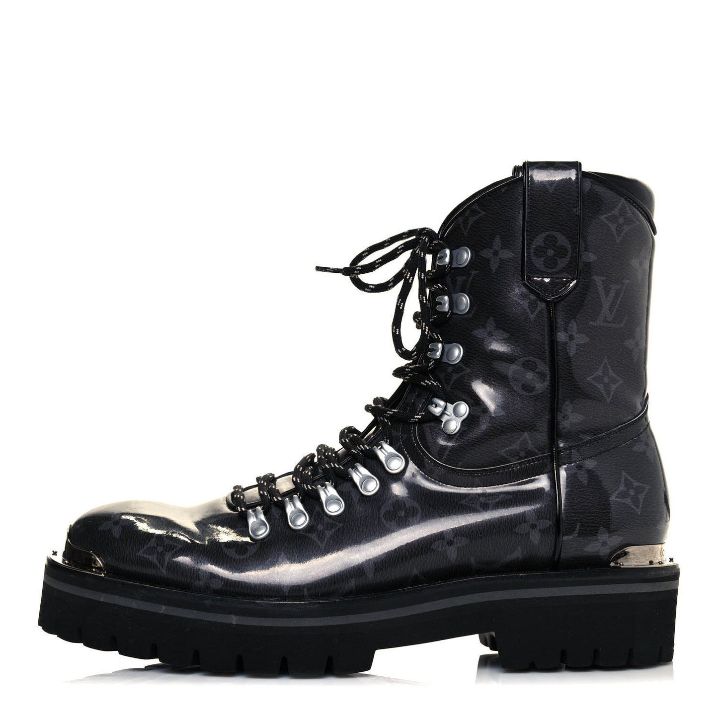 Monogram Eclipse Glaze Outland Ankle Boots 8