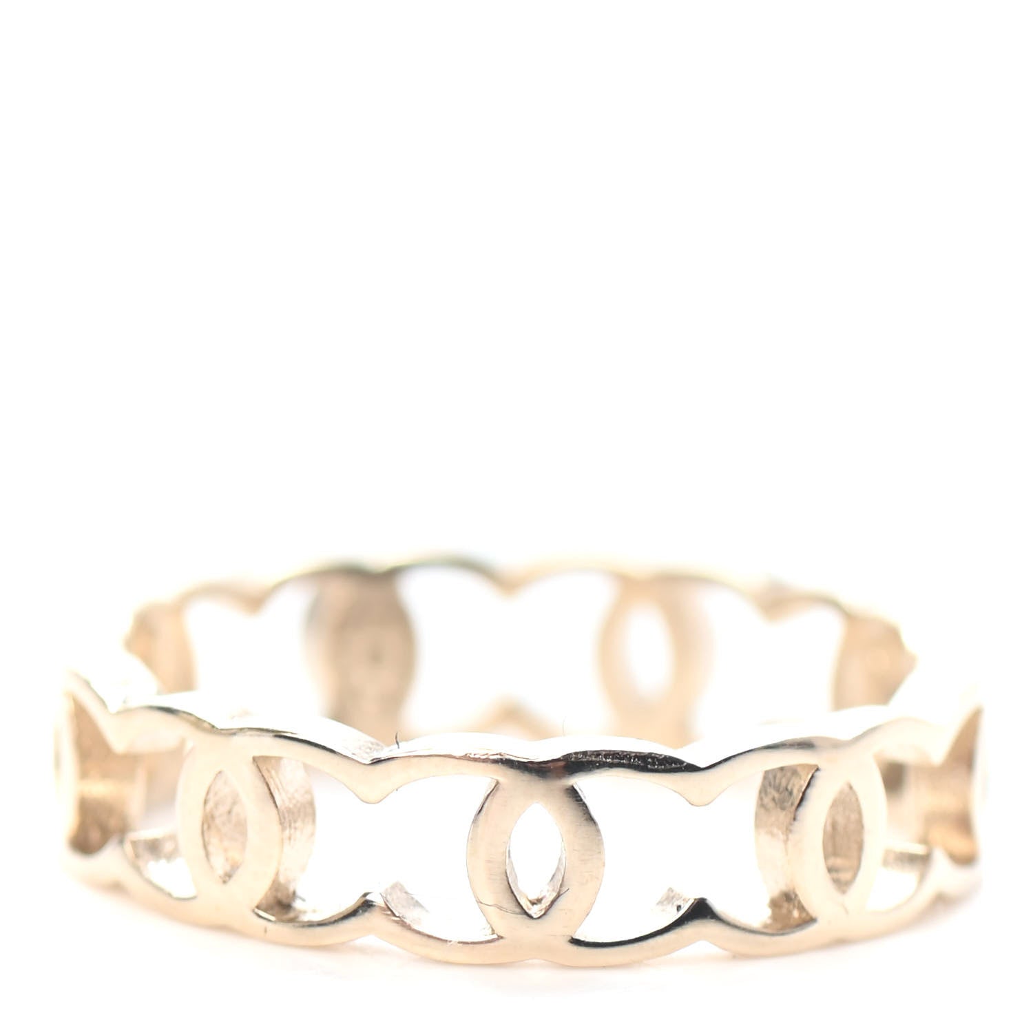 Chanel Metal CC Ring 6 52 Gold 1 of 3