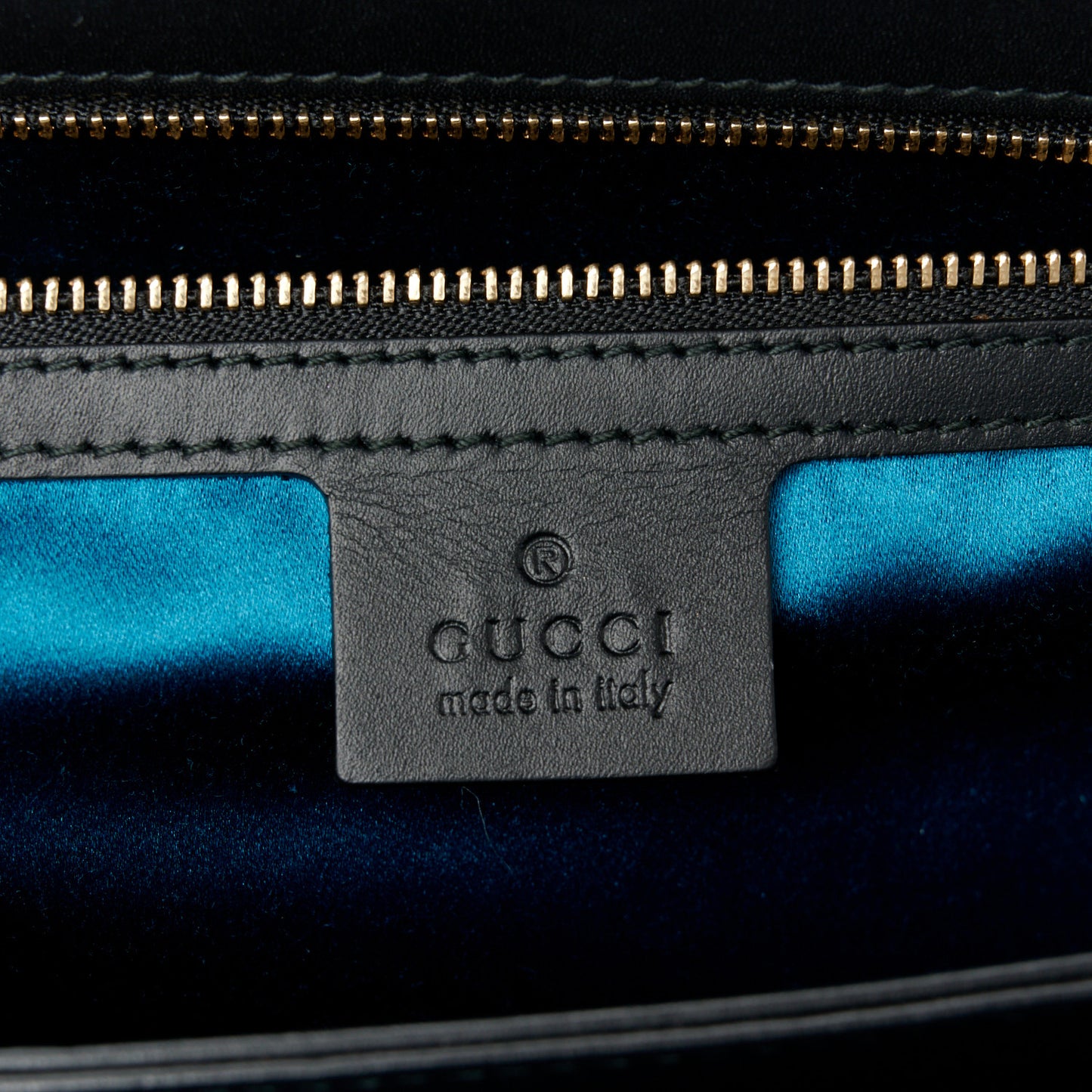 Suede Patent GG Web Medium Ophidia Chain Shoulder Bag Black