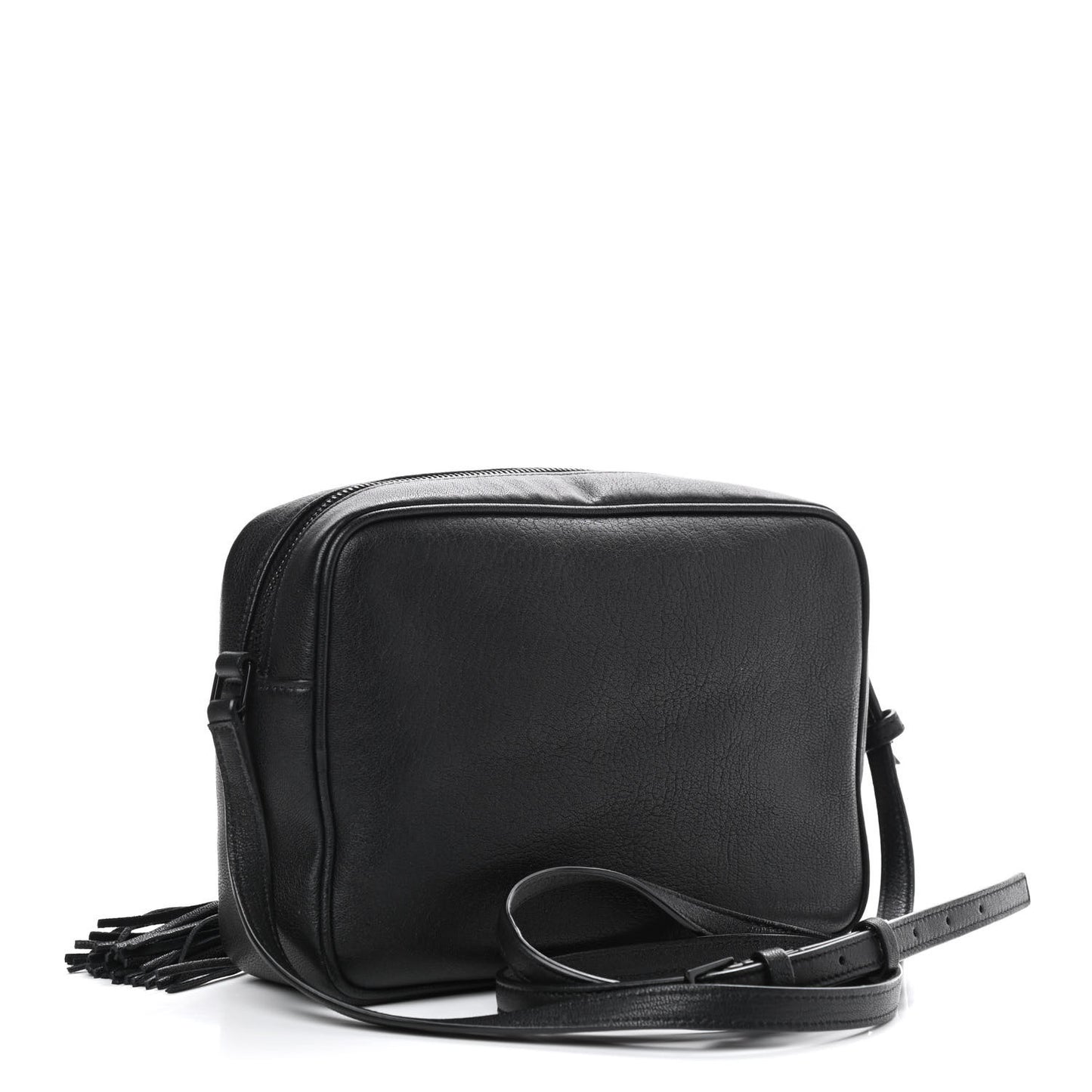 Lambskin Monogram Small Lou Camera Bag Black